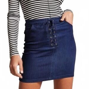 Forever 21, L, Blue Denim, Skirt